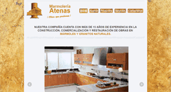 Desktop Screenshot of marmoleriaatenas.com